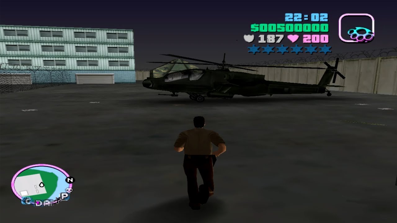Find helicopter in GTA Vice city game & flying YouTube