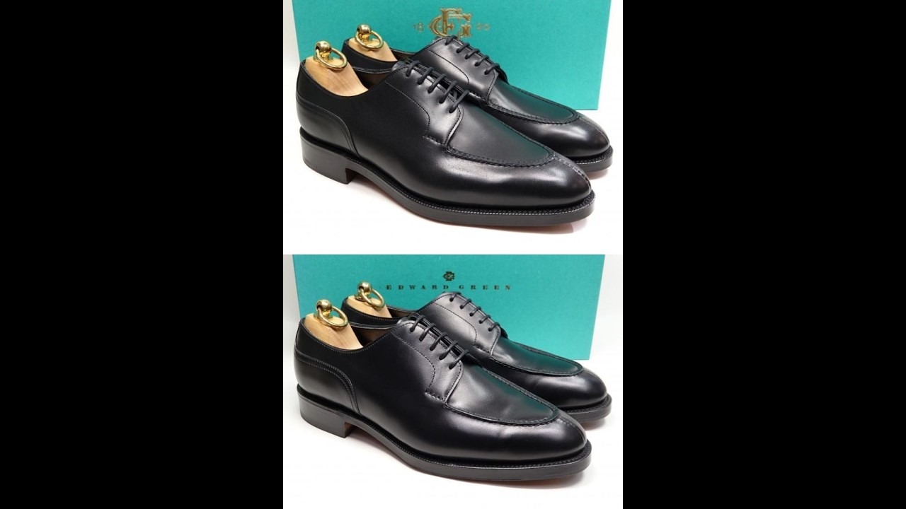 Introducing the Edward Green Dover in Black Calf, 32 Last, sizes
