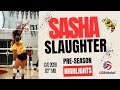 Recruiting Video | High School Pre-Season Highlights 2025 | Sasha Slaughter c/o 2028 6'2" MB | #9