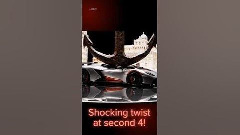 One Hit… Car Completely Destroyed! #asmr #supercars  #shorts #crush #car #diecast #fyp