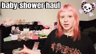baby shower haul 🎀🧁
