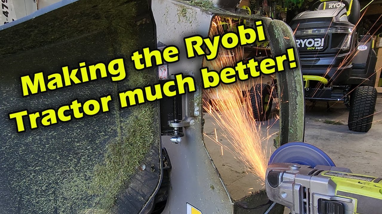 Ryobi Riding mower improvement! #youneedthis #lifehacks #diy #lawncare