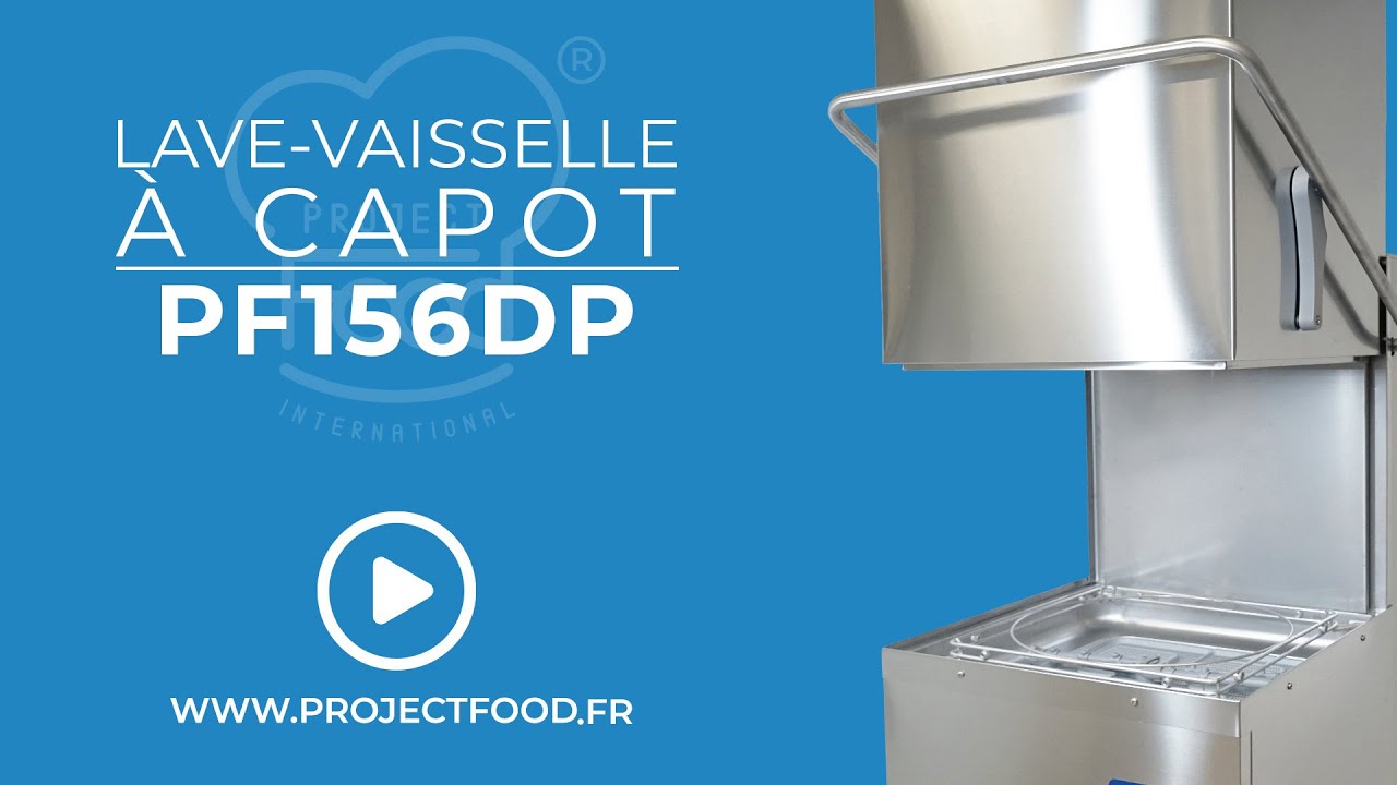 Lave vaisselle à capot avec pompe de rinçage haute pression MACH