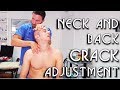 💆 Osteopathic Adjustment: Neck Back Legs Feet Arms and Mouth Cracking - ASMR video