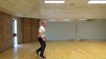 Continuous lateral hurdle hop