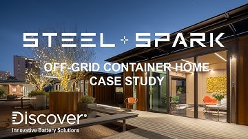 Prefab Solar Powered Container Homes with Steel + Spark