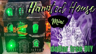 Haunted House | Miniature | Dollar Tree DIY