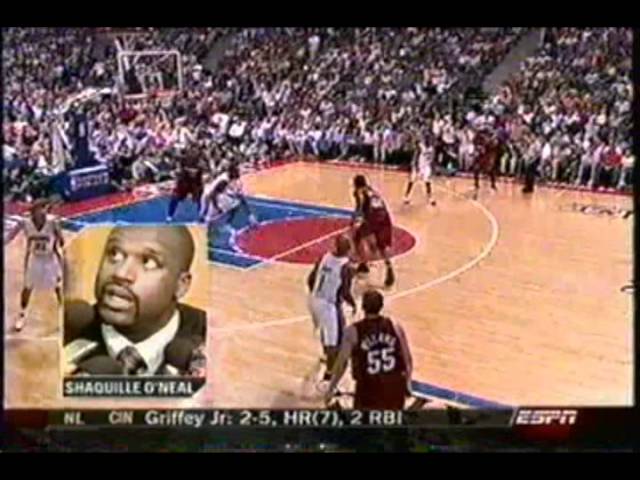 Ben Wallace Defense vs Shaq + Heat - 2005 ECF Game 7 