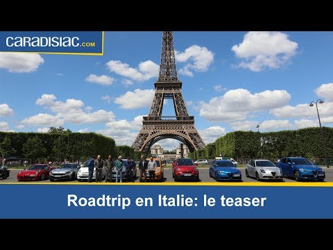 Teaser Road trip Caradisiac en Italie : une virée de 27 000 km en Alfa Romeo, Fiat et Abarth