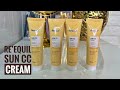 Reequil sun cc cream  review  demo  all 4 shades