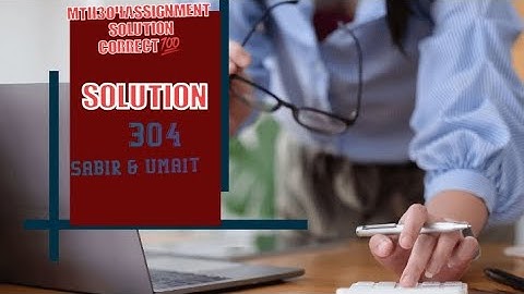 mth304 assignment 1 solution 2022 |mth304 assignment solution| #mth304 #current #solution #vu