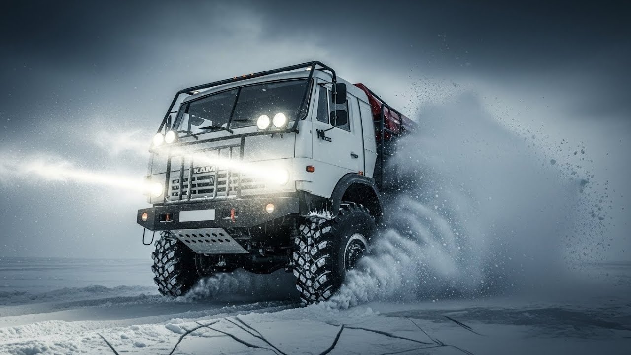 Без дорог. Без пощады. Российский KAMAZ Siberian Ice Monster 8x8!