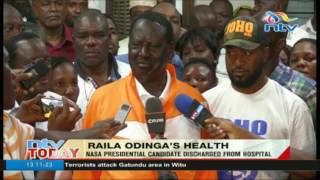 Raila Odinga given clean bill of health to resume his normal political schedule
