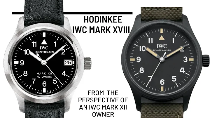 Hodinkee IWC Mark XVIII compared to the IWC Mark XII
