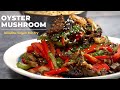 Stirfried oyster mushrooms alkaline vegan oyster mushroom stir fry recipe  alkaline diet approved