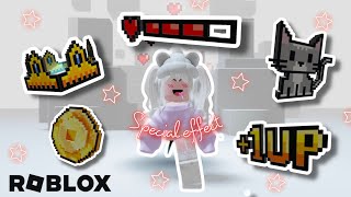 รวมไอเทม 8-Bit มีเอฟเฟคพิเศษ (แจก id)💕 8 Bit Accessories With Special Effect I ROBLOX