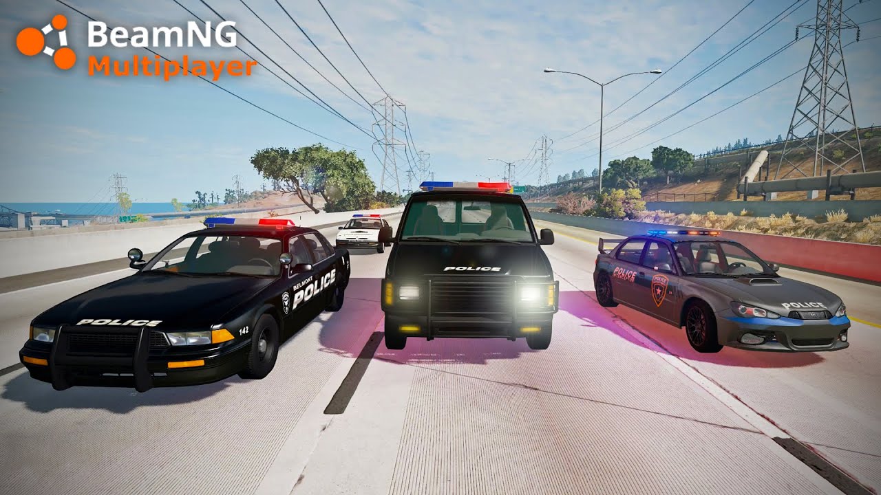 Peel Out Police! | BeamMP