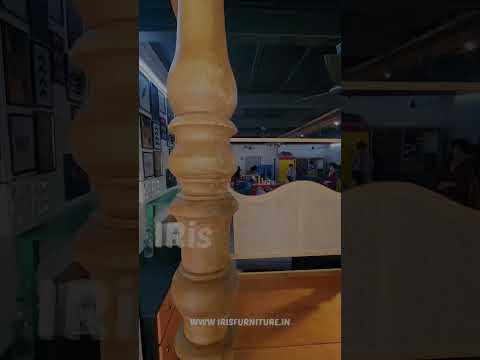 four-poster-bed-by-india’s-best-furniture-brand-𝐈𝐑𝐢𝐬-𝗳𝘂𝗿𝗻𝗶𝘁𝘂𝗿𝗲.#viralvideo-#trending