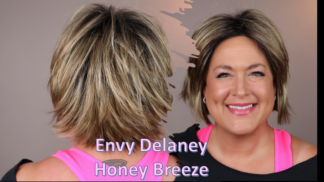 Завидую ДЕЛАНИ в HONEY BREEZE | Обзор парика | Короткая текстурированная шевелюра со СЛОЯМИ и ПОЛ...
