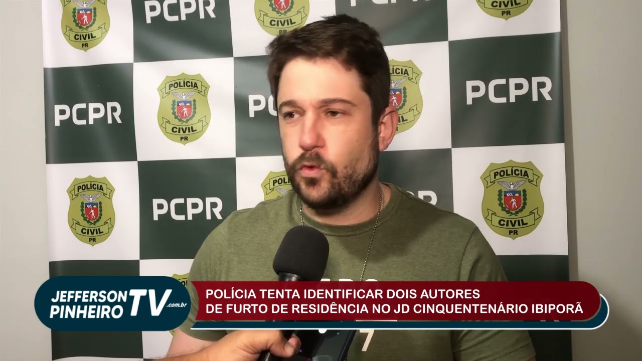 POLÍCIA TENTA IDENTIFICAR AUTORES DE FURTO A RESIDÊNCIA DE IBIPORÃ 