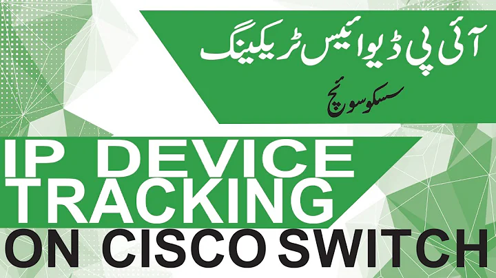 HOW TO ENABLE | IP DEVICE TRACKING | ON CISCO SWITCH