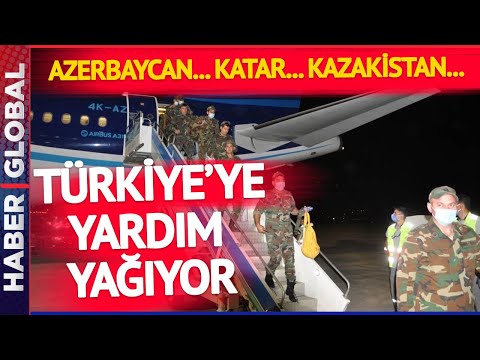 Havalimanından Son Dakika! İşte Azerbaycan, Kazakistan, Belarus ve Katar'dan Türkiye'ye Yardım Yağdı