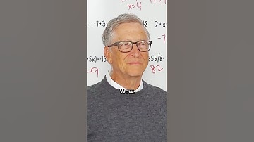 Bill Gates Vs Human Calculator