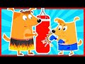 Развивающие мультфильмы для ДЕТЕЙ и для МАЛЫШЕЙ. Семейка собачек ГАВ ГАВ ГАВ. Мультики для детей