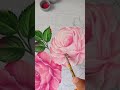 Amo pintar Rosas no tecido.