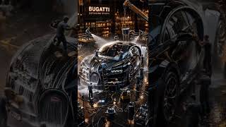 Tiny Workers Wash a Giant Bugatti Hypercar! 🧽🏎️ | Mini Workers Studio
