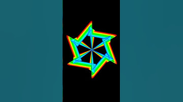 Python Turtle Graphics - RGB Design #coding #shorts #python