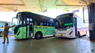 Chennai Mofussil Bus Terminus  Asias Largest Bus Terminal In Tamilnadu India  Walking Tour  4k