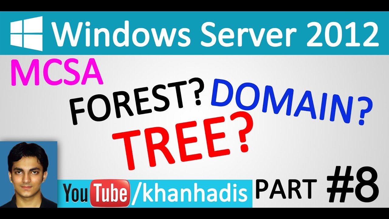 ❤❤MCSA: Server 2012 in Urdu/Hindi Forest, Tree, Domain Part 8 ❤❤