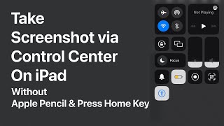 iPad Take Screenshot with Control Center #ipadtutorial #ipadtips screenshot 3