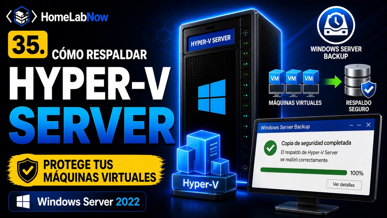 ¿Qué pasa si pierdes tu Hyper-V? Aprende a respaldarlo