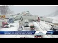 ISP says semitrucks pulling off during snow storms could've prevented major crash