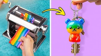 COLORFUL RAINBOW DIYs Fun Back to School Craft Ideas