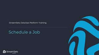 Schedule a Job Profile