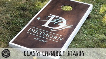 How To Build A Set Of Classy Custom Cornhole Boards