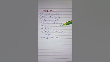 Thumbnail of Drake ~ God's Plan (song lyrics)#godsplan #lyrics #drake
