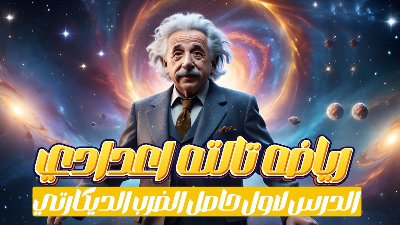 شرح حاصل الضرب الديكارتي للصف الثالث الاعدادى