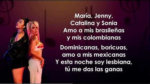 Thumbnail of Kali Uchis ft. Karol G - Labios Mordidos (Letra)