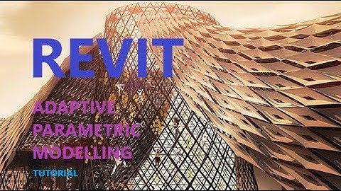 Revit adaptive parametric modelling tutorial