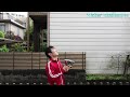 ゲリラ豪雨の中、選挙カーと戦う25ちゃい。