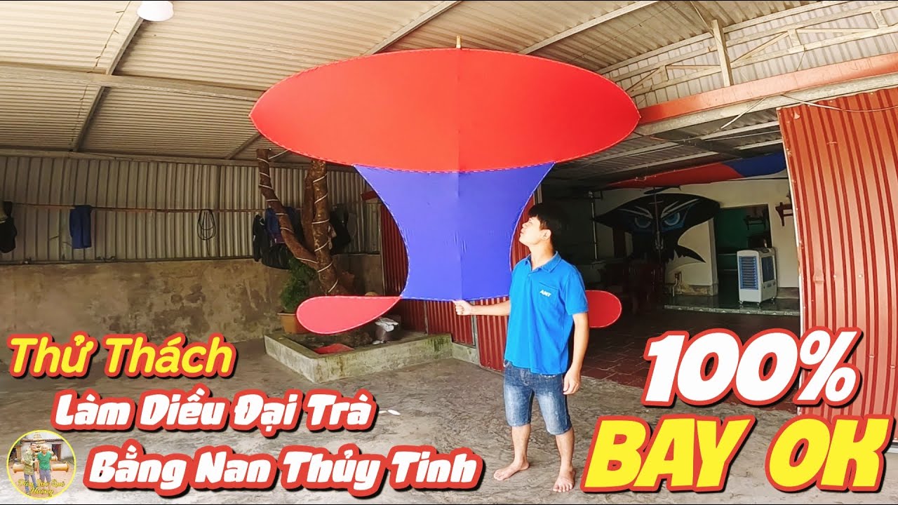 Truong Tuyen | Задача: сделать воздушного змея длиной 2,6 метра из стекла (Эпизод 1) | Сделайте в...