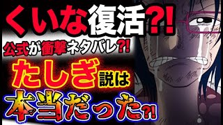 ワンピース ネタバレ予想 くいな復活 公式が衝撃のネタバレ たしぎ説は本当だったのか 予想妄想考察 One Piece速報