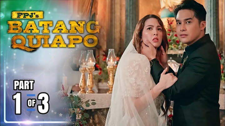 FPJ's Batang Quiapo | Full Episode 395 August 21, 2024 (1/3) Batang Quiapo Review & Storytelling