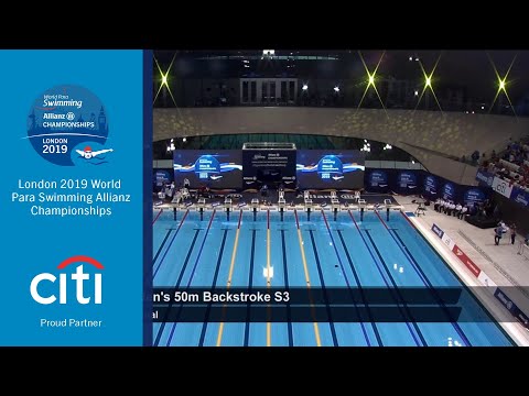 Men's 50m Backstroke S3 Final | London 2019