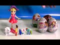 Huge Kinder Surprise Polly Pocket Easter Egg Surprise Disney Fairies Frozen MLP Monster High Toys 