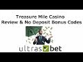 no deposit bonus codes for treasure mile casino - YouTube